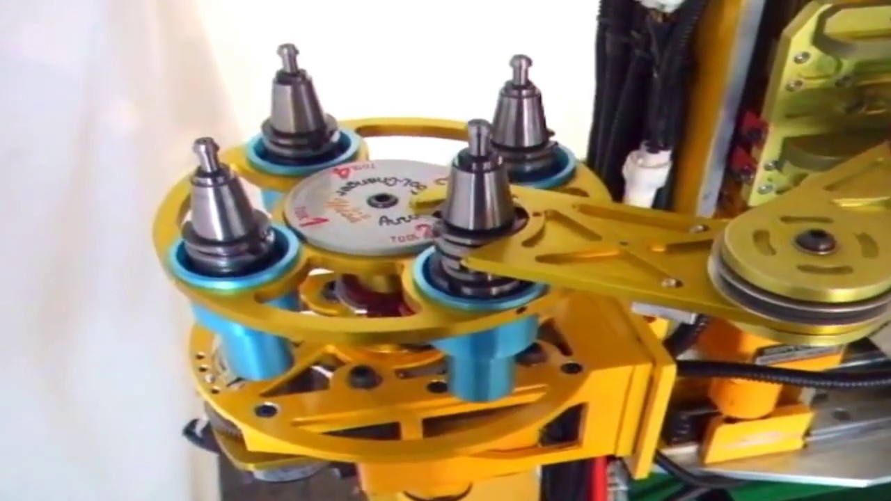 Best homemade CNC, automatic tool change | Amazingly perfect machine