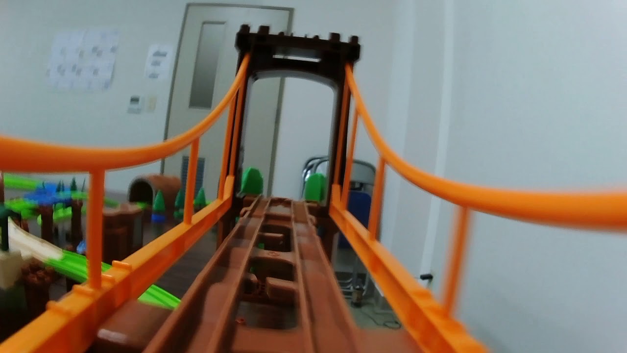 【プラレール】1人運転会レイアウトの前面展望に音を入れてみました