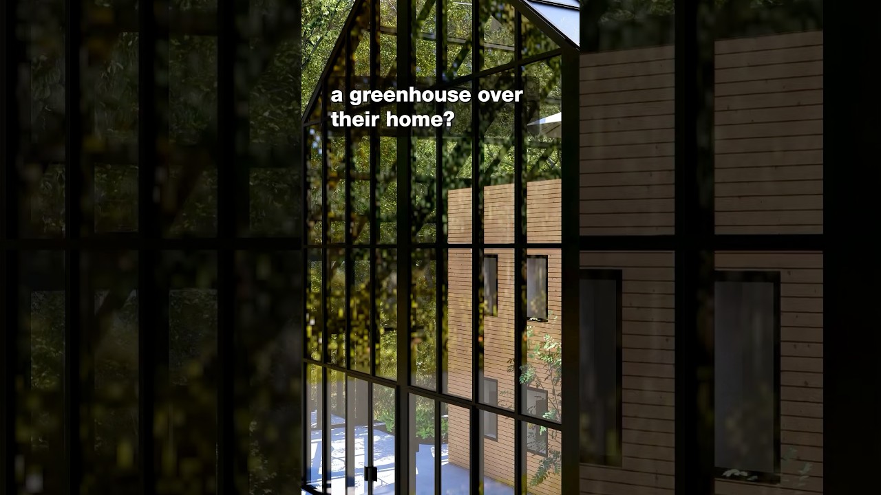 This Greenhouse Home is the Future of Living! #homedesign #greenhouse #architecture