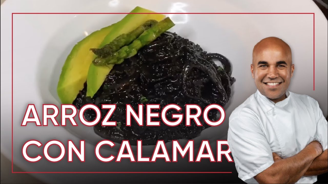 Arroz Negro con Calamares al Estilo Chef Piñeiro 😎