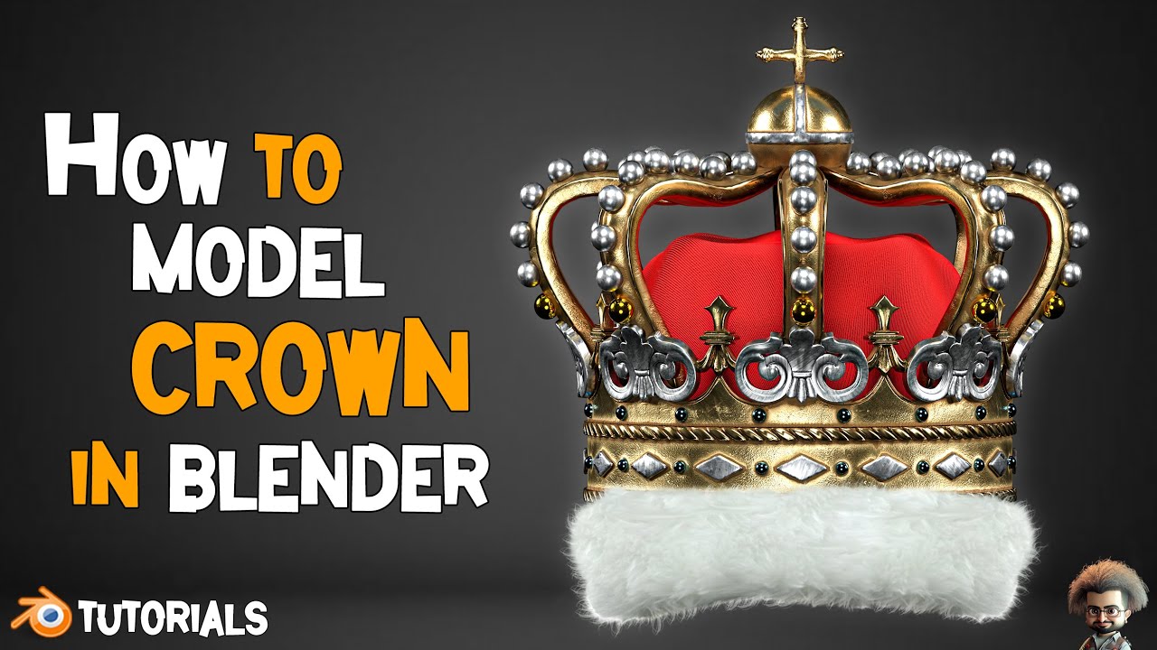 Ornamental Crown Modelling In Blender