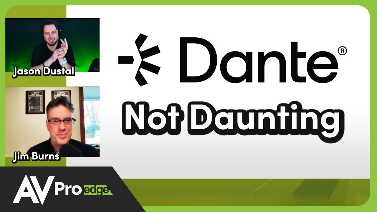Intro to Dante and Networked Audio with Jim and Jason