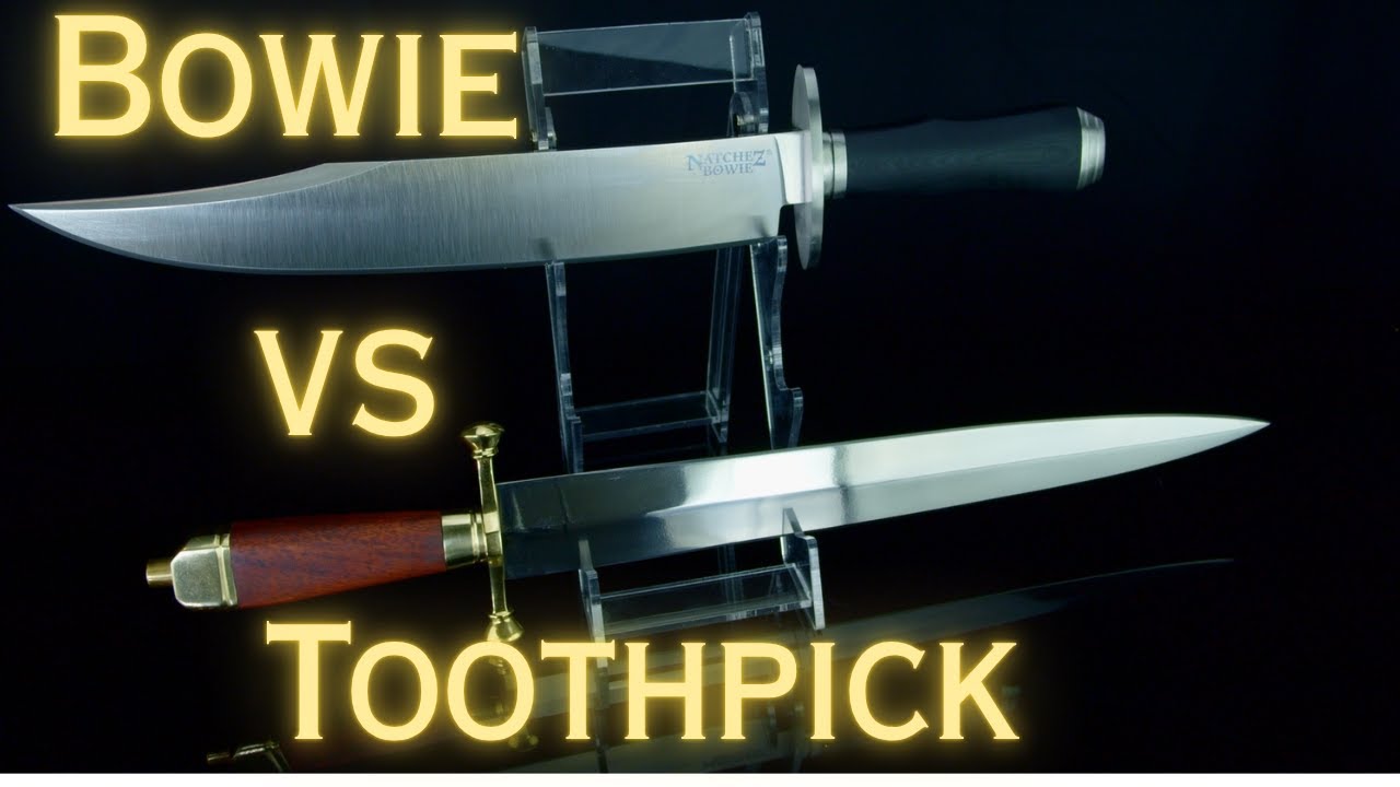 Bowie Knife vs. Arkansas Toothpick -  One Blade or Two LEGENDS?