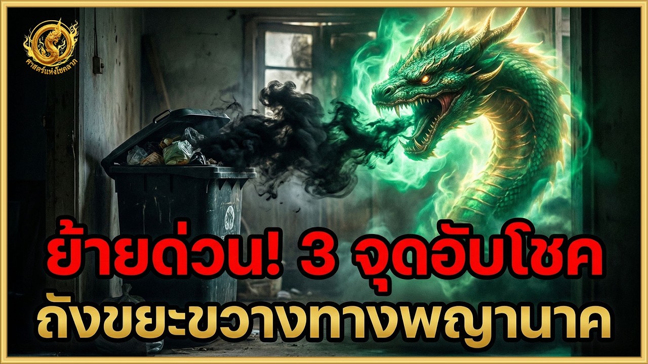 ย้ายด่วน! 3 ตำแหน่งจุดอับโชค... เมื่อถังขยะขวางกั้นบารมีพญานาค แก้สิ่งนี้ชีวิตลื่นไหลทันตา