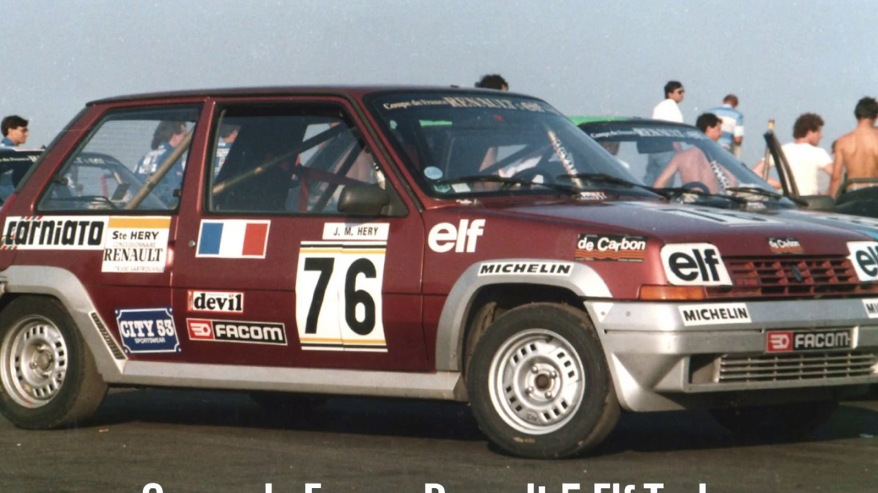 On board Renault 5 GT Turbo Coupe 1986 Ledenon free practice