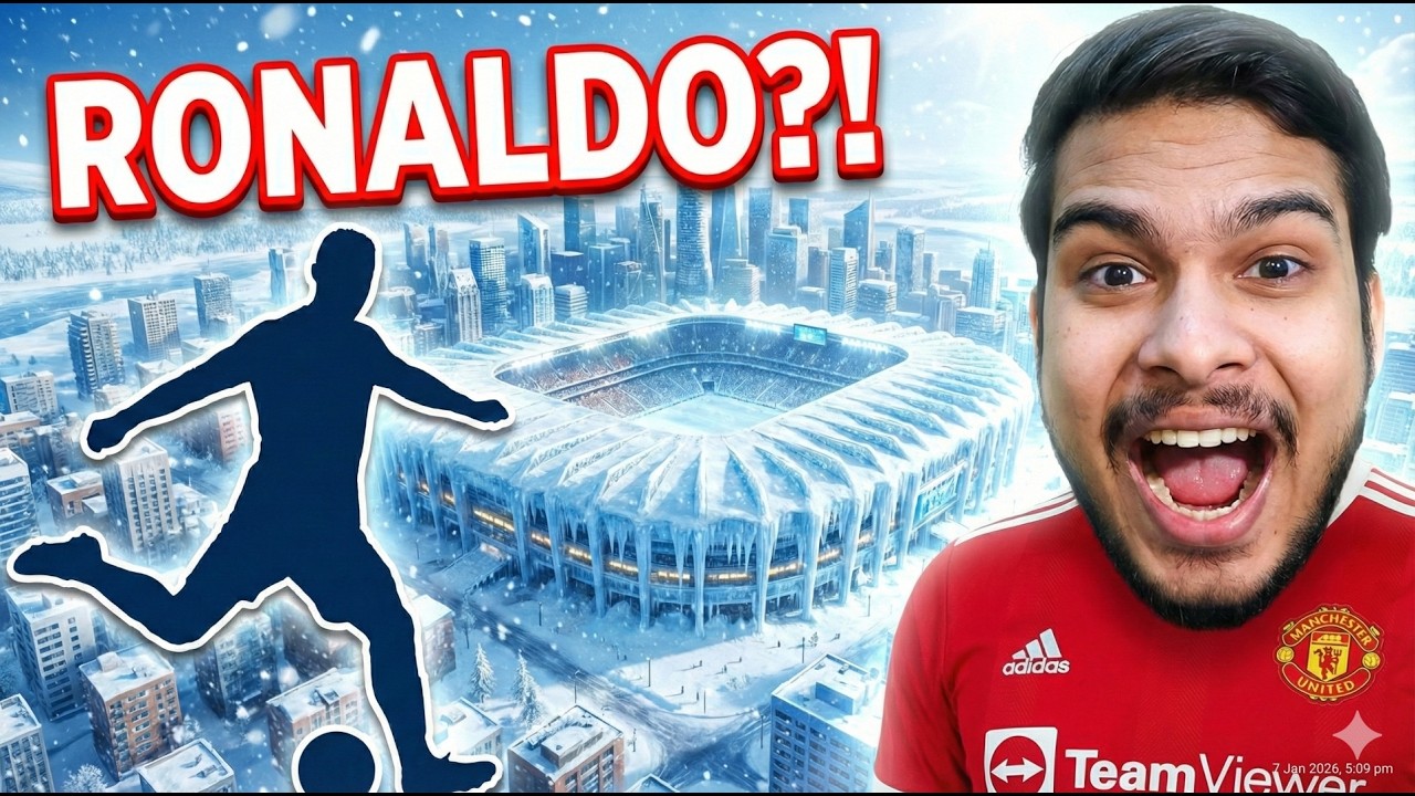 IS RONALDO COMING TO MY ICE CITY STADIUM?! 😱⚽❄️ | Khelbabu Simulation