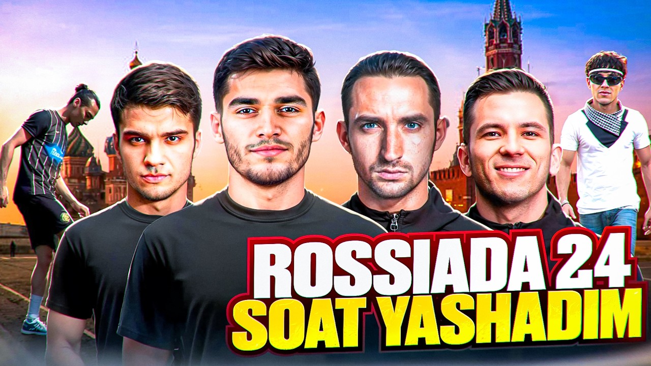 24 SOAT FUTBOL OYNASH UCHUN RASSIYDA QOLDIK !