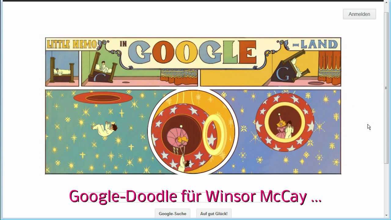 Winsor McCay Google Doodle