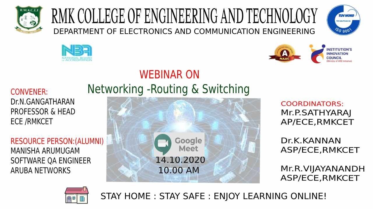 WEBINAR ON NETWORKING