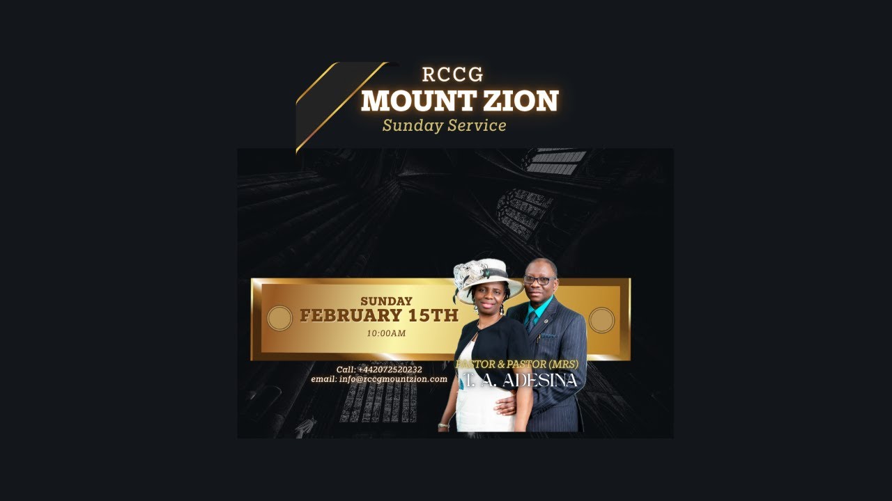 RCCG Mount Zion | Live | 15/02/26
