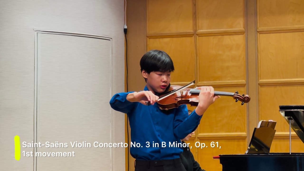 Saint-Saëns Violin Concerto No. 3 in B Minor, Op. 61, 1st movement 聖桑第三號小提琴協奏曲 第一樂章