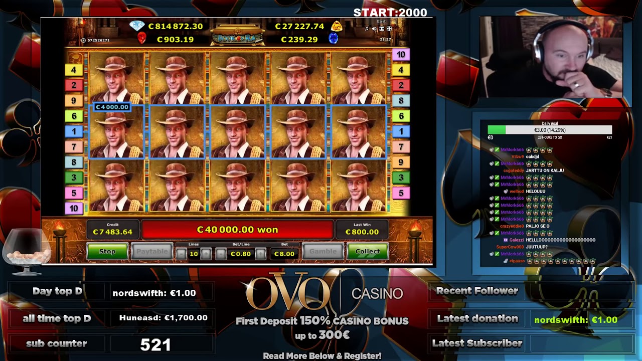 40000 EURO IN 1 SPIN BOOK OF RA SLOT MACHINE MAX JACKPOT 2019