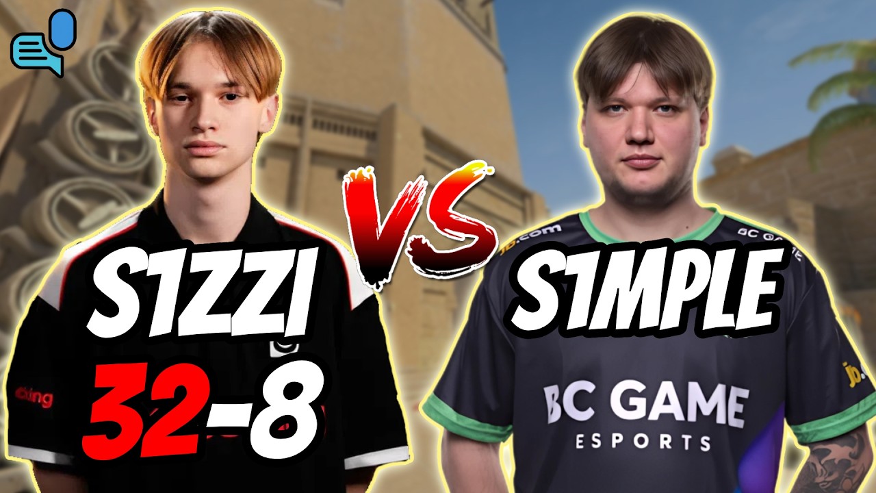 s1zzi (32-8) vs s1mple | Rating: 2.57 | mirage | FACEIT EU | May 13, 2026