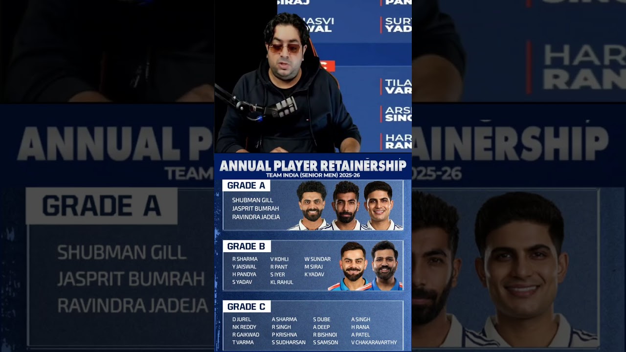 BCCI CENTRAL CONTRACT 🇮🇳🤯 #bcci #indiancricketteam #centralcontract #cricket