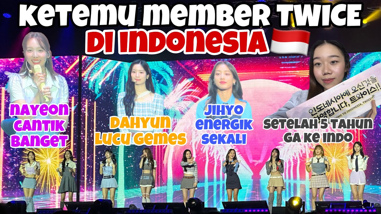 KETEMU 9 MEMBER TWICE SEKALIGUS DALAM 1 MALAM - MEET & GREET TWICE DI INDONESIA🇮🇩
