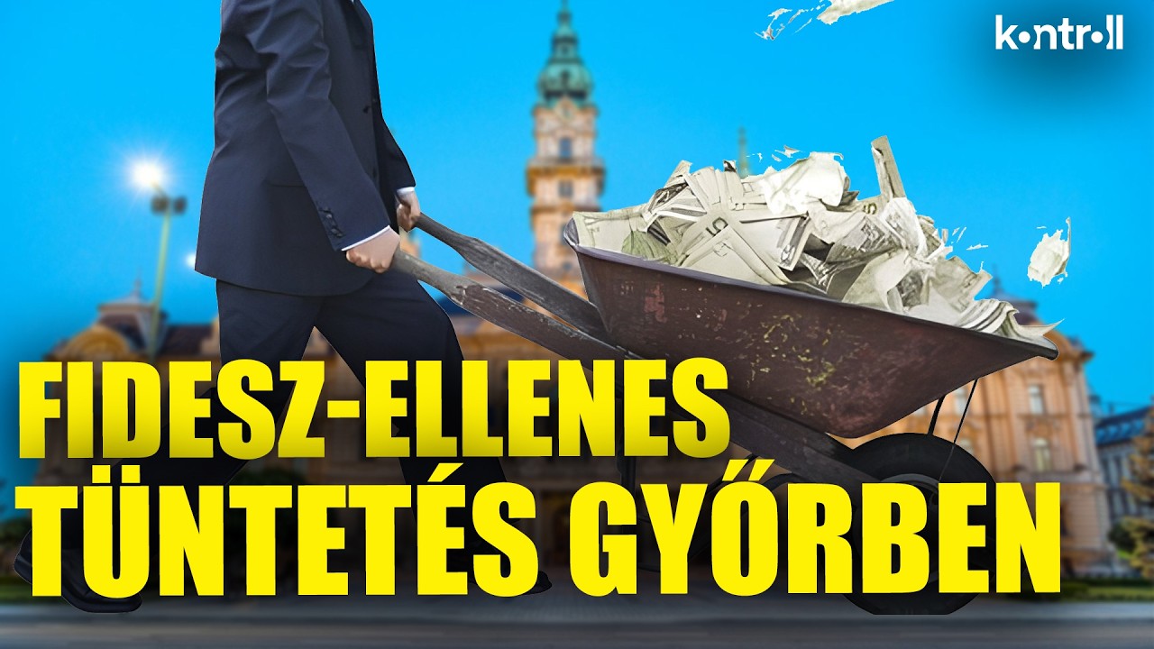 ÉLŐ: Milliárdok tüntek el Győrben // Rendkívüli közgyűlés és tüntetés a városháza előtt