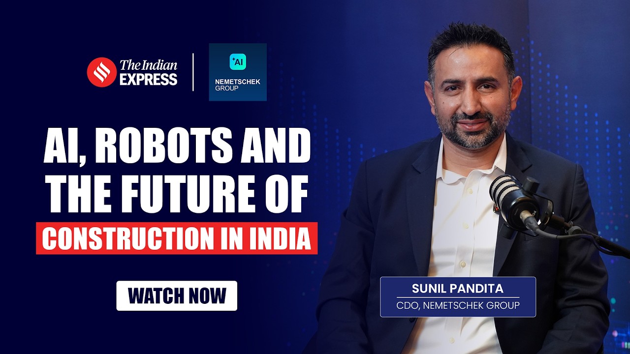 AI, Robots and The Future of Construction in India | Sunil Pandita, CDO, Nemetschek Group