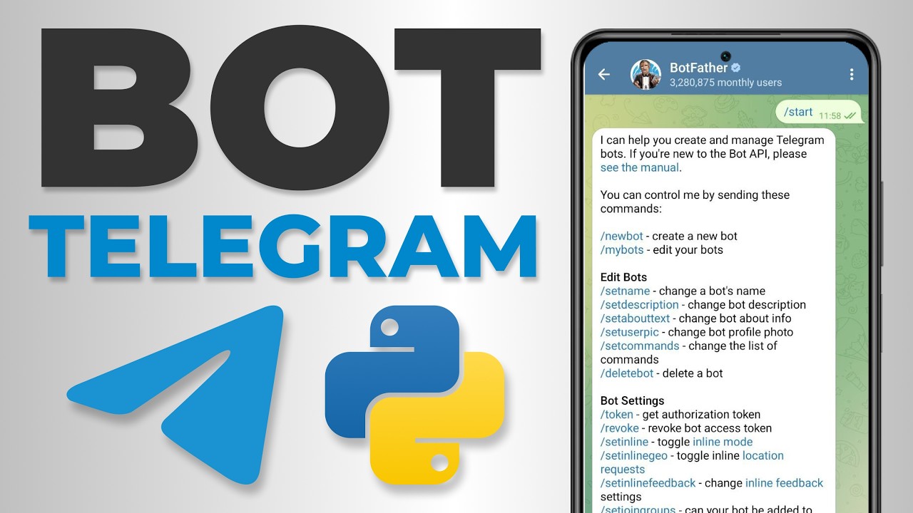 Comment créer un bot Telegram avec Python ? (facile)