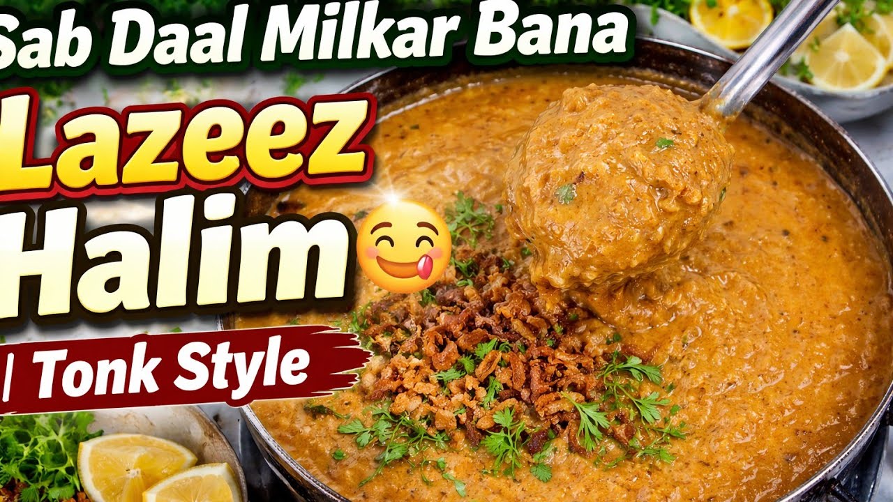 Sab Daal Milkar Bana Lazeez Halim 😋 | Tonk Style Special Halim Recipe | Hina’ Kitchen
