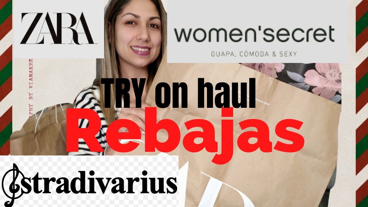 💥Super try on haul de REBAJAS de ZARA, STRADIVARIUS Y WOMEN SECRET !!!