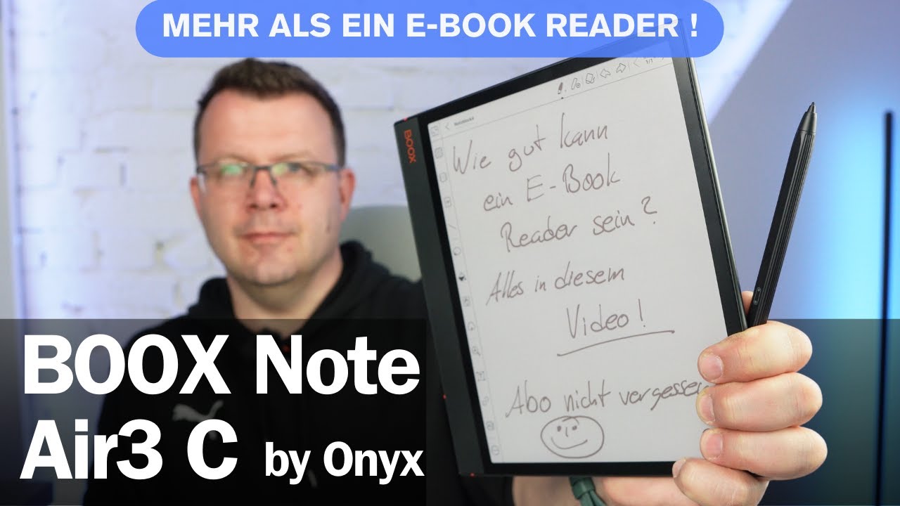 Mehr als ein E-Book Reader: BOOX Note Air3 C mit coolen Funktionen und Google Playstore I deutsch