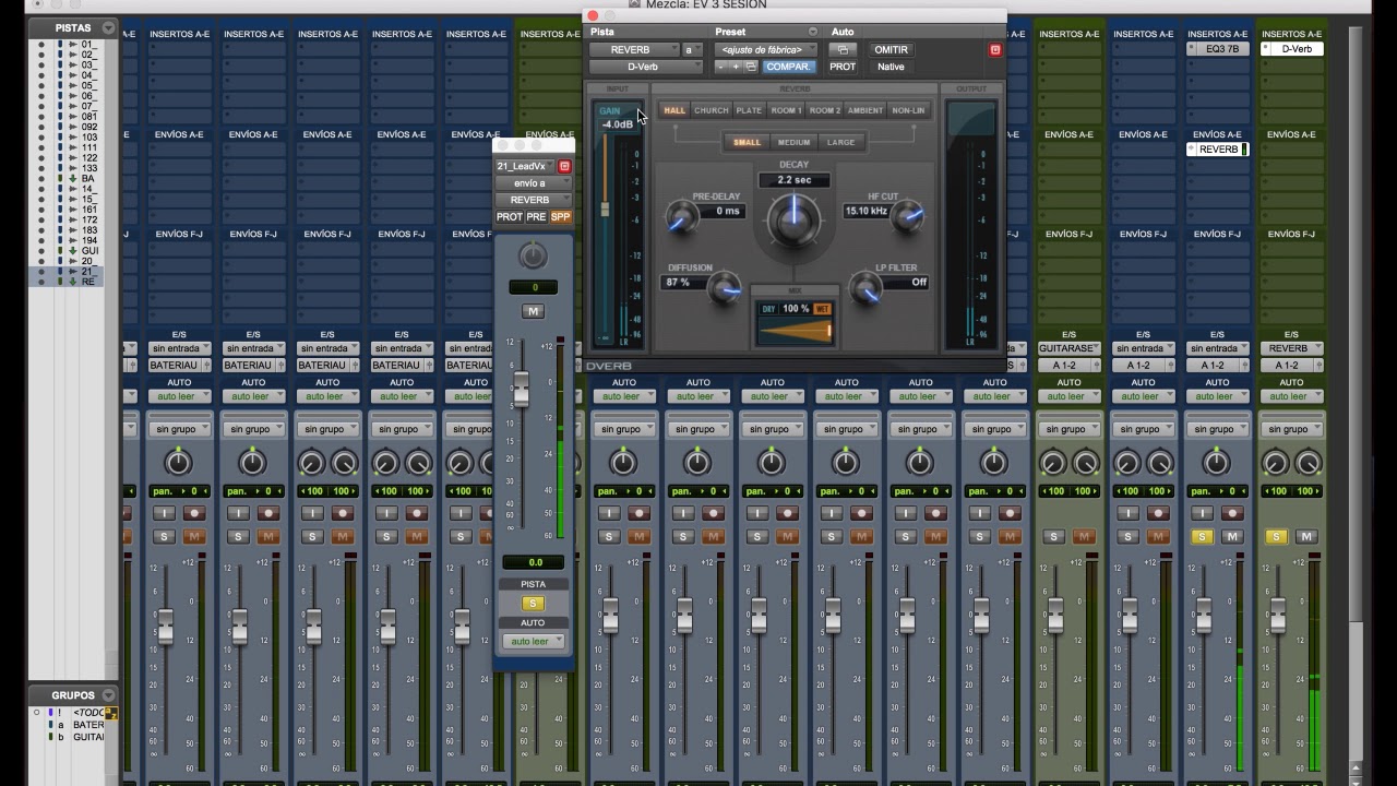 COMO INSERTAR REVERB Y DELAY PROTOOLS