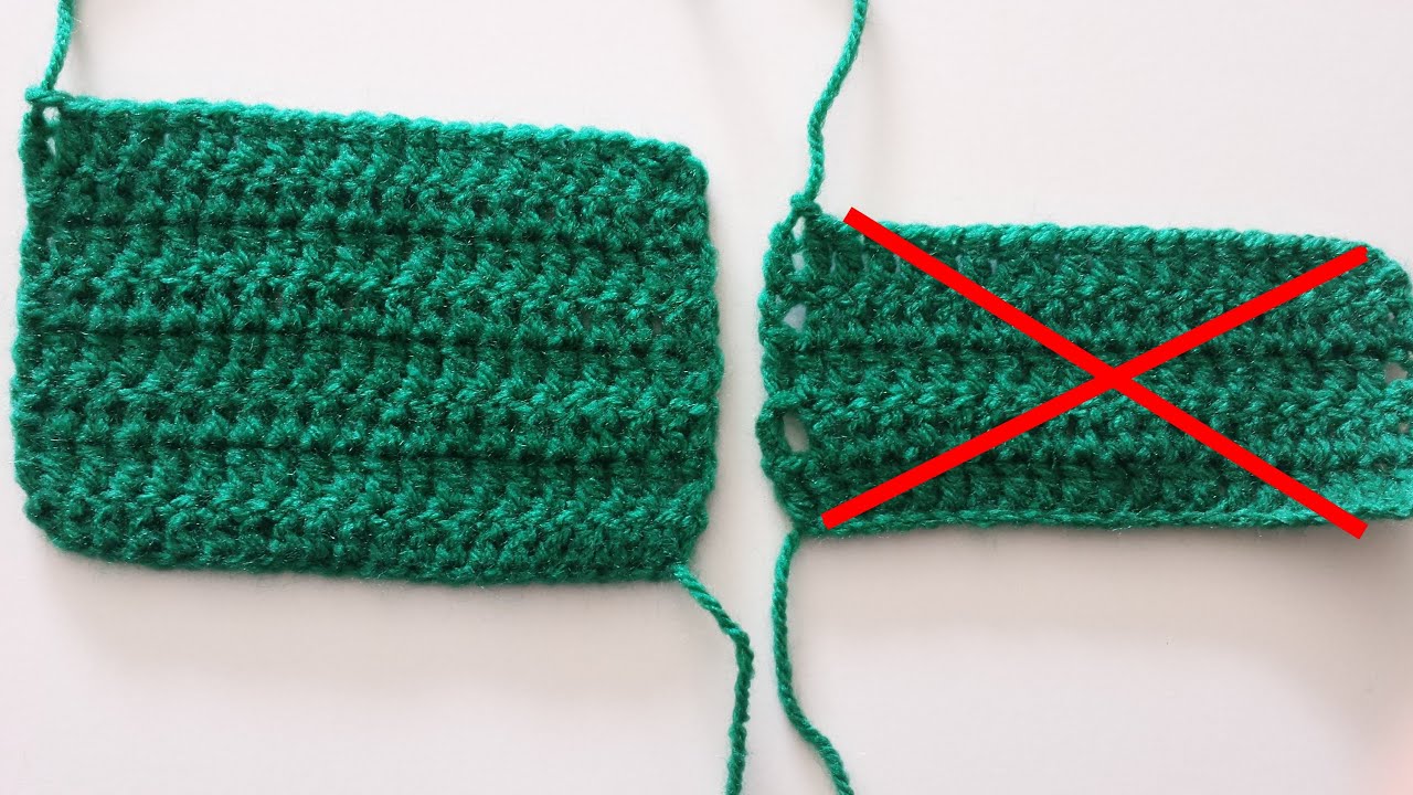 stokjes haken : hoe kan je het eerste stokje mooi haken / how to crochet the first dc