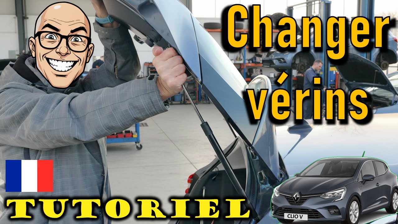 🇲🇫 Changer les vérins de coffre - Renault Clio V 5 - Tutoriel