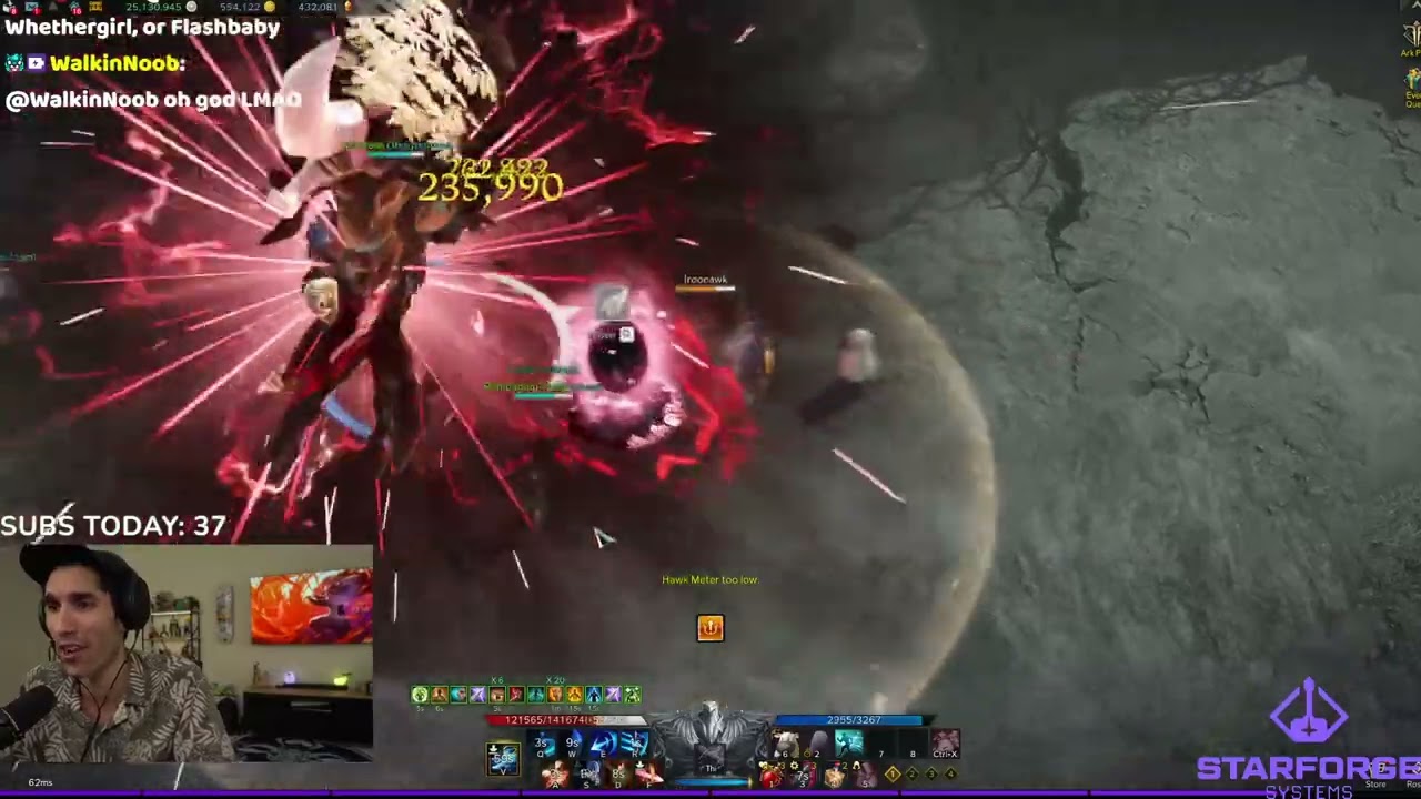Stoopzz test's his Death Strike Sharpshooter damage