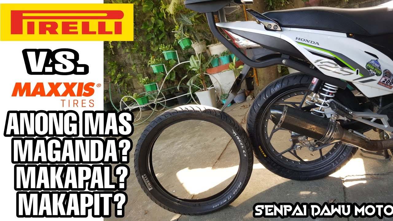 MAXXIS 100/80 TUBELESS TIRE FOR HONDA XRM 125 FI | PIRELLI VS MAXXIS | BIG TIRES FOR XRM 125 FI