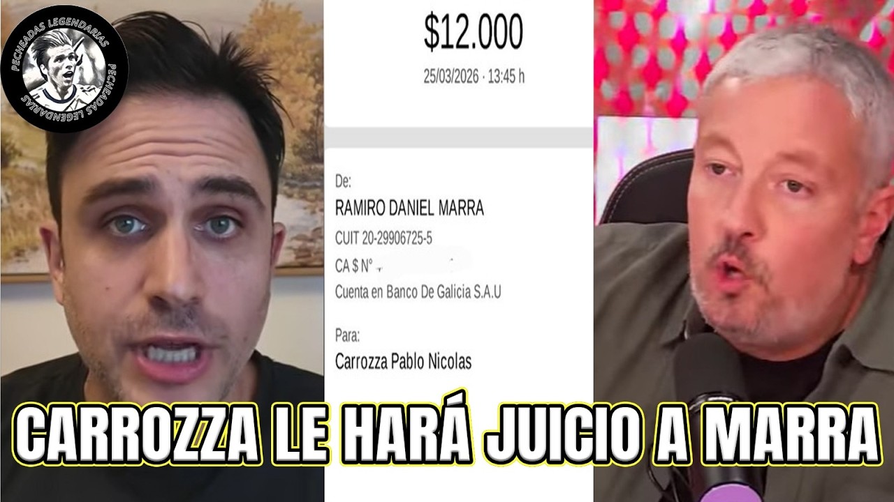CARROZZA LE HAR&Aacute; JUICIO A MARRA POR ACUSARLO DE ALGO GRAVE
