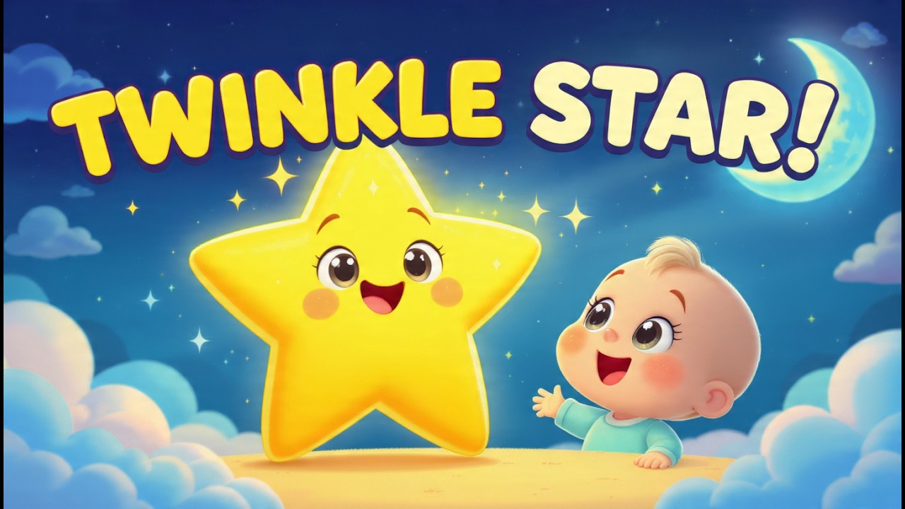 Twinkle Twinkle Little Star ⭐ | Baby Sleep Song | Kids Lullaby