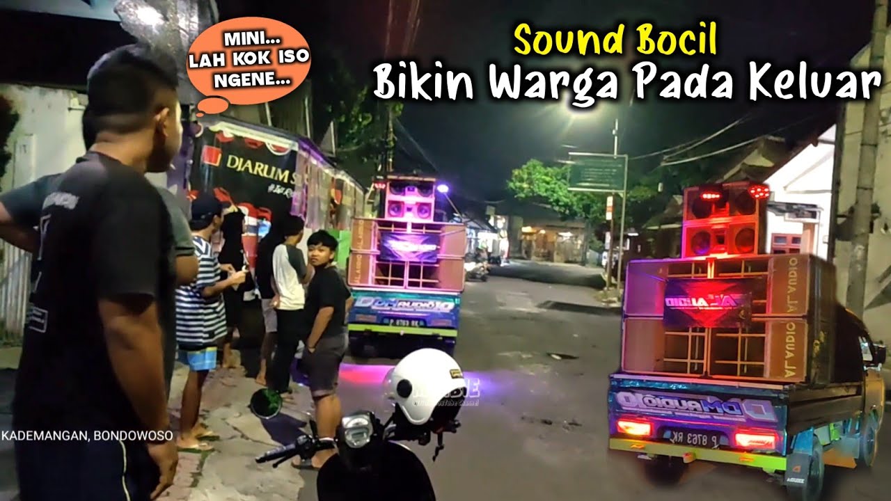 2 Sub Bikin Warga Pada Keluar Sound Bocil Nekat Lewat Kota Sahur on the road