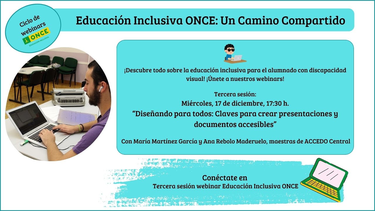 Educación Inclusiva ONCE: Un Camino Compartido – Sesión diciembre 2025: Diseñando el Futuro
