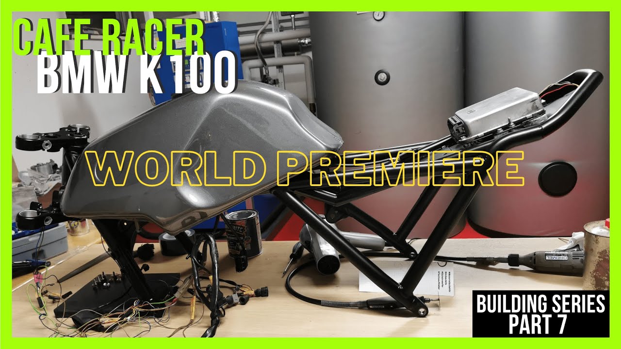Ep. 7: Building a unique frame-design (1st in the world) [BMW K100 cafe racer]