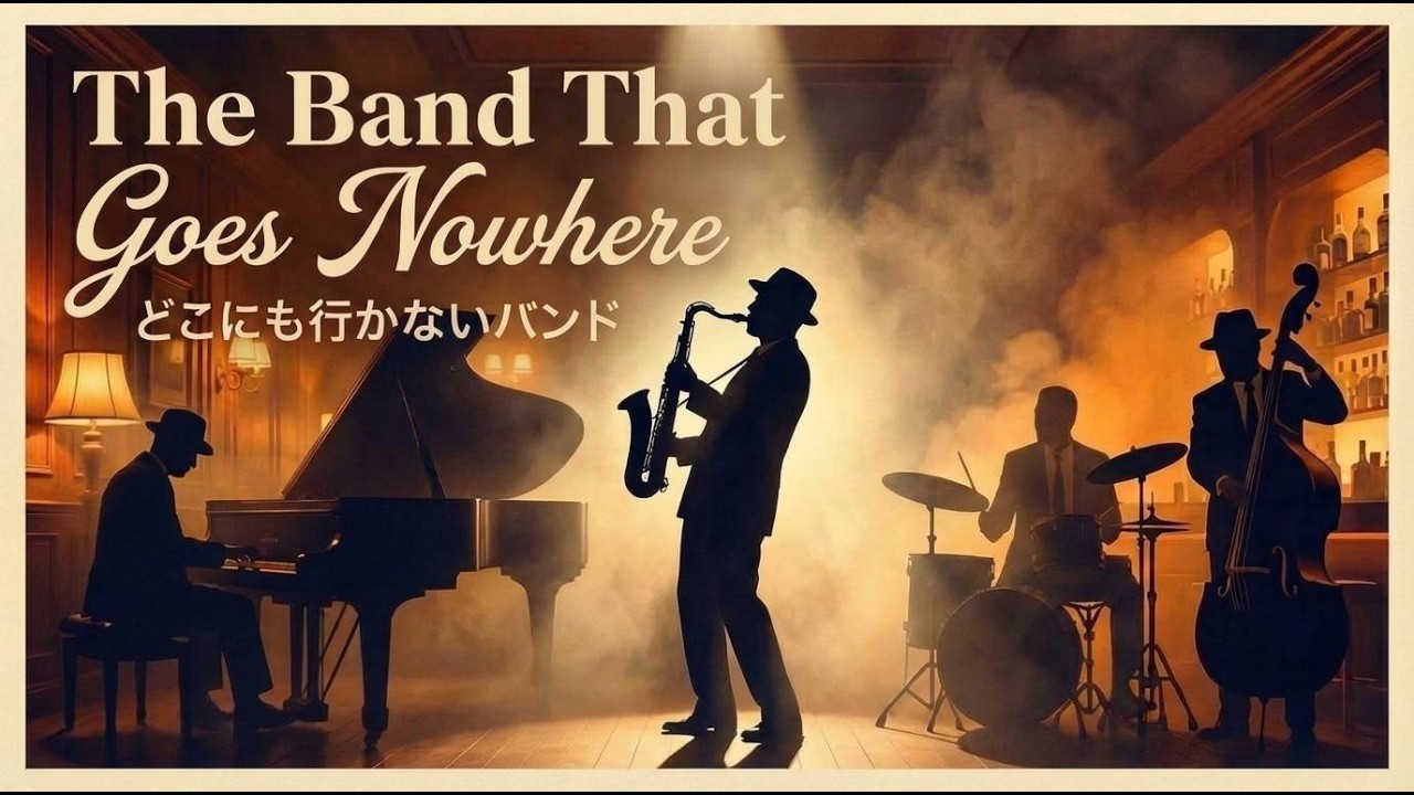 The Band That Goes Nowhere | どこにも行かないバンド – Vintage Swing Jazz (Animated Lyric Video)