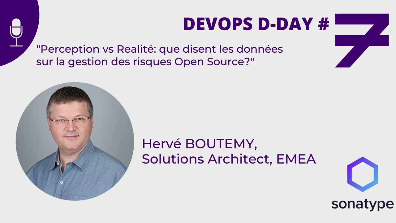 Perception vs Realité: que disent les données sur la gestion des risques Open Source?DEVOPS D-DAY #7