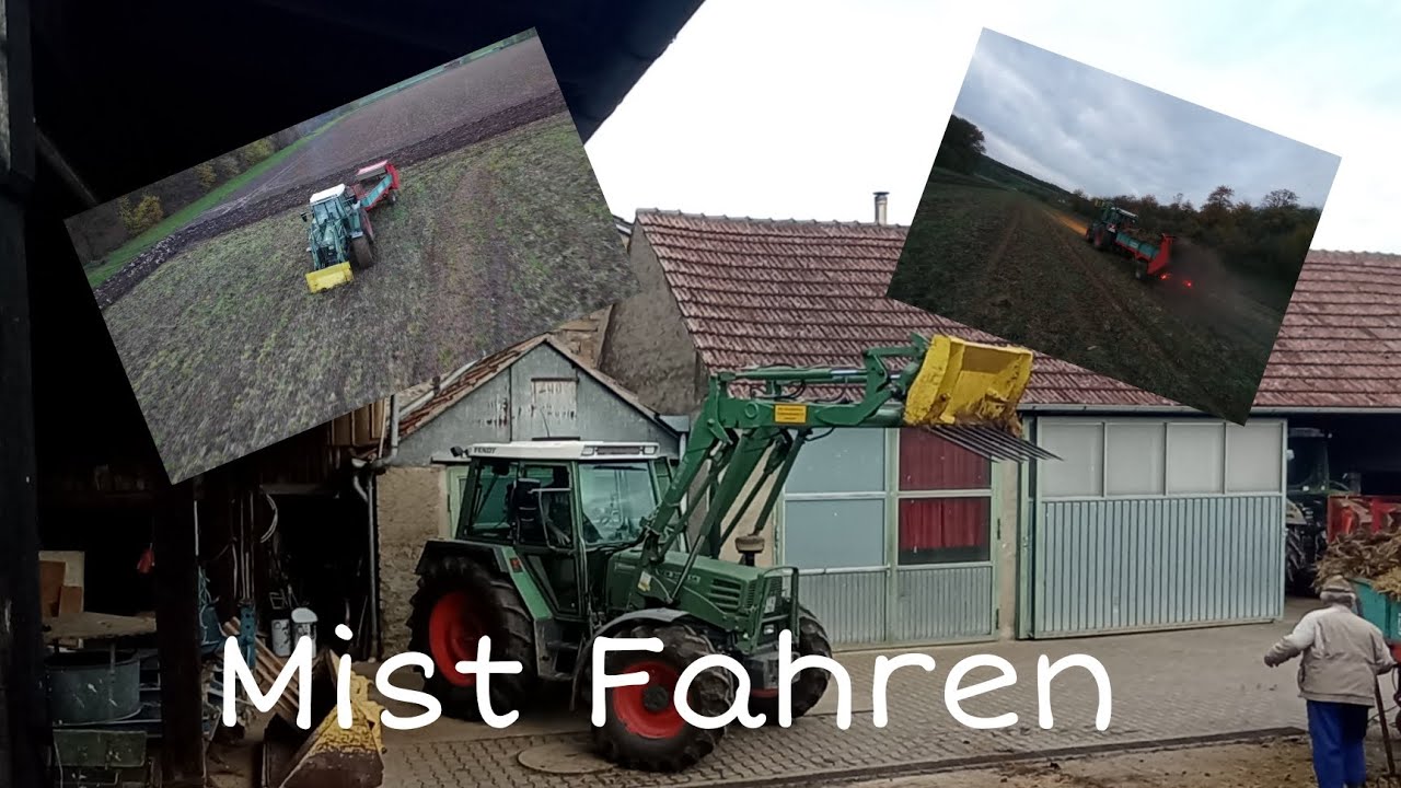 Mist Fahren‼️|fendt farmer 308LSA und kemper Miststreuer😍💯🔥
