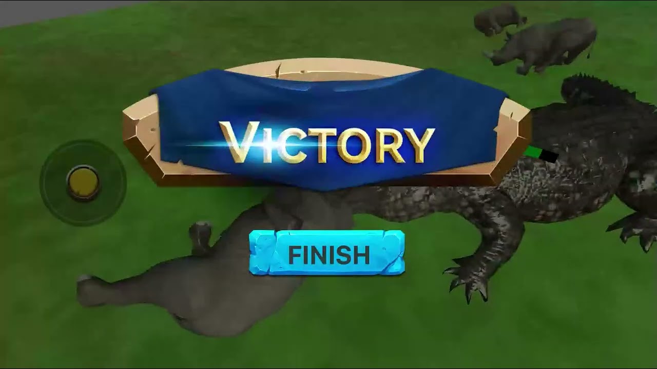 Big croc vs mammals