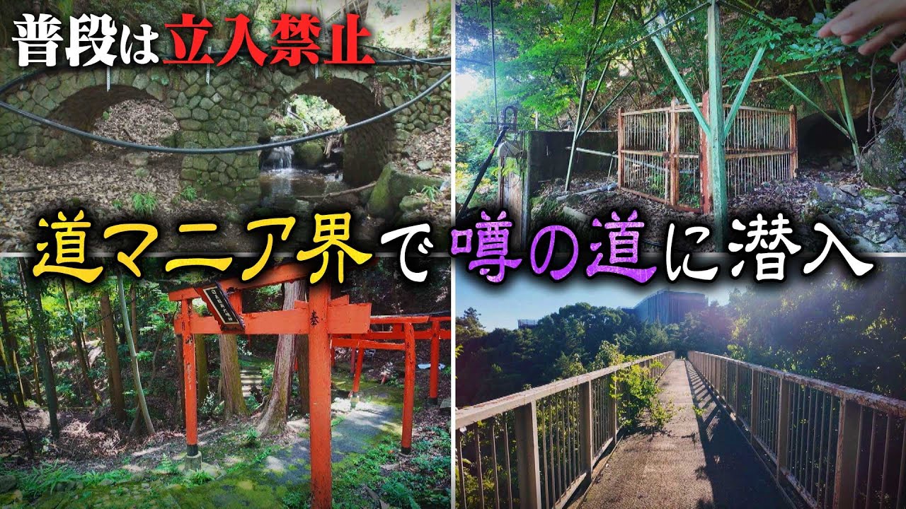 【大阪】道マニア界で噂！温泉レジャー施設の敷地内に残る廃道に特別潜入