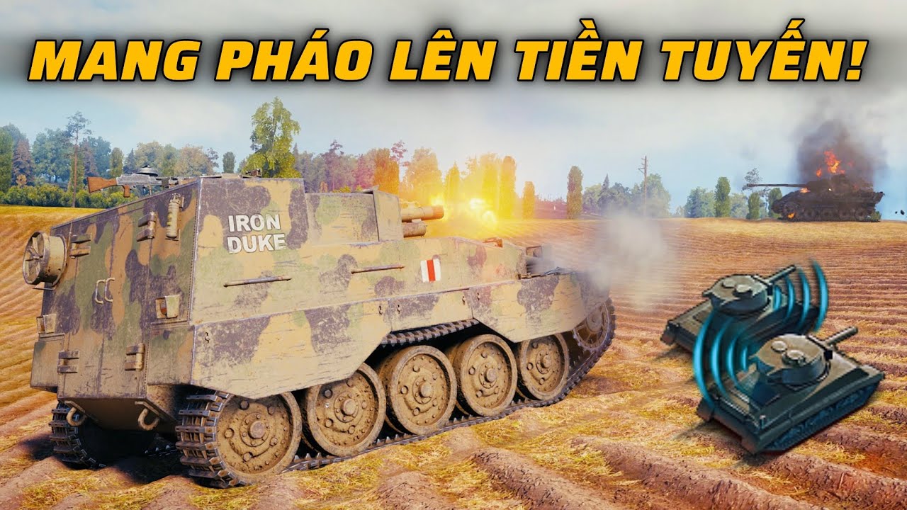 Khi pháo tự hành lên tiền tuyến bắn nhau! | World of Tanks