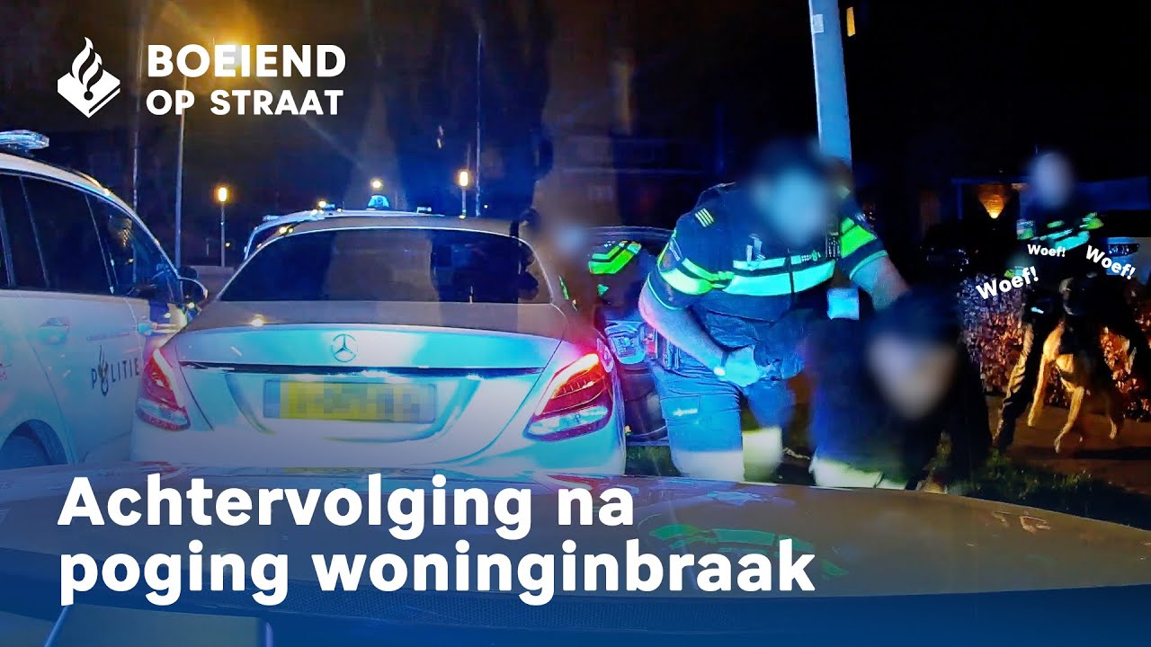 Poging woninginbraak | Achtervolging | Klemgereden