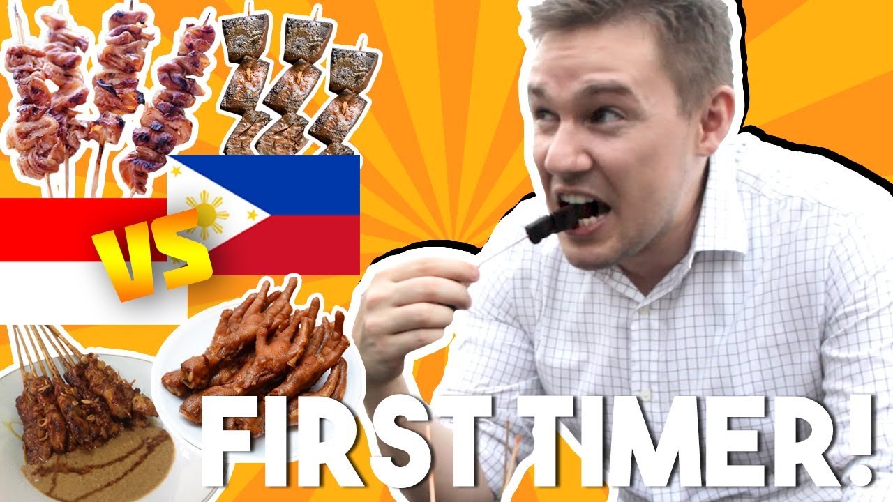 STREET FOOD BATTLE: Philippines vs Indonesia (Part 1)