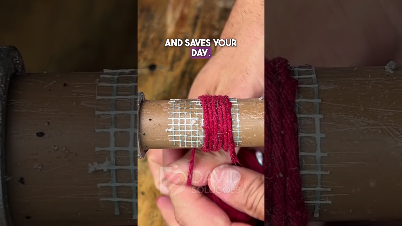 How to fix a punctured pipe without calling a plumber #TexasWorkshop #PipeRepair #WithoutPlumber