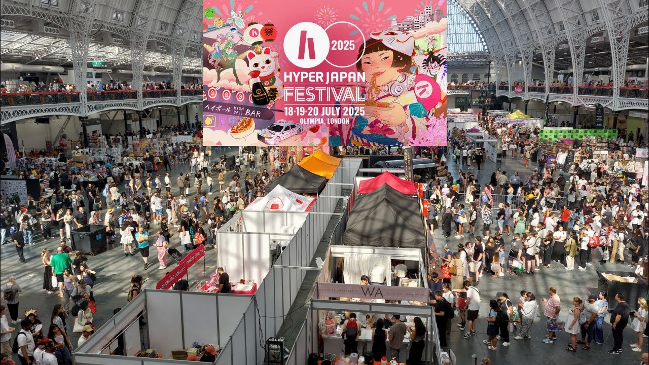 Hyper Japan Festival 2025 - Friday 18TH July 2025 (The Busiest Quiet Day I Ever Seen)