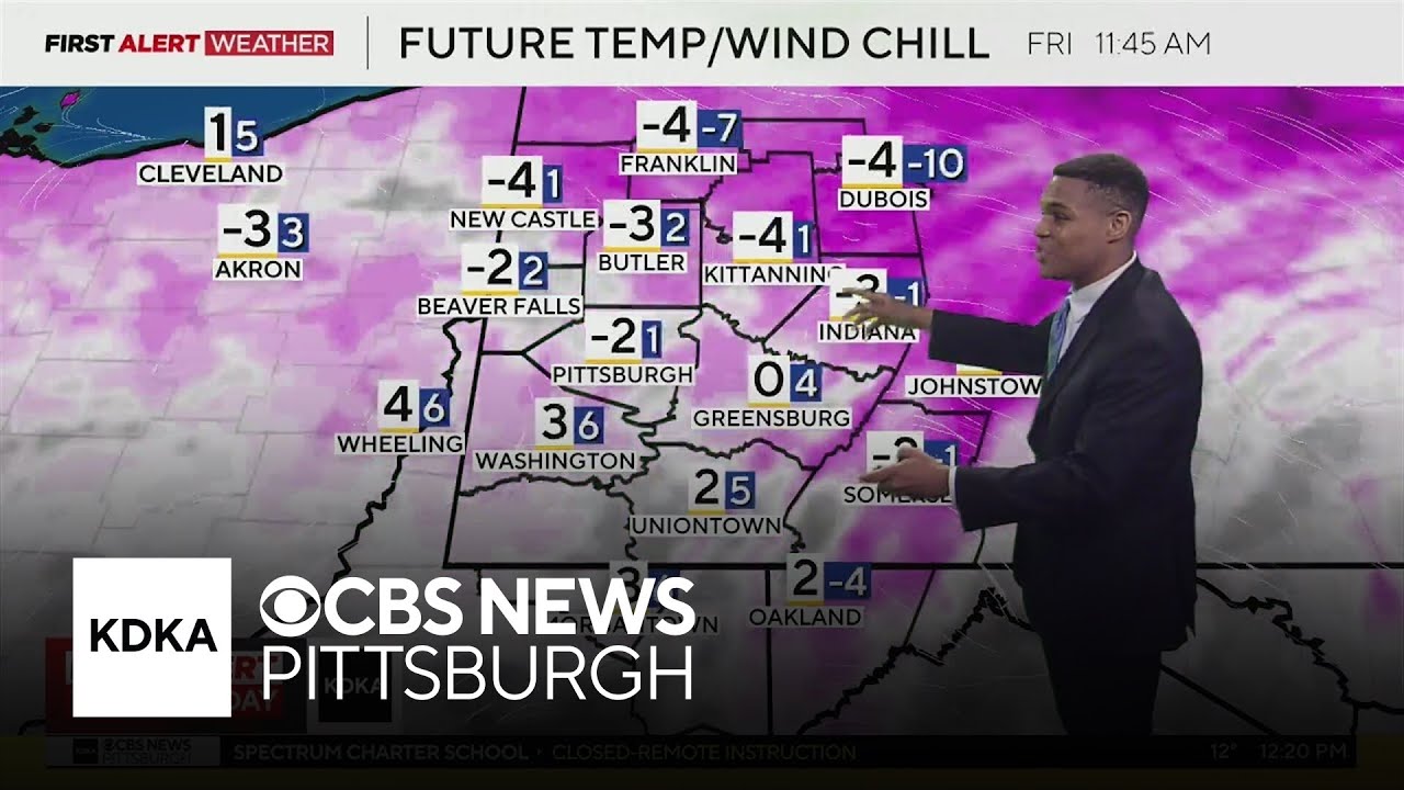 KDKA-TV Afternoon Forecast (1/29)