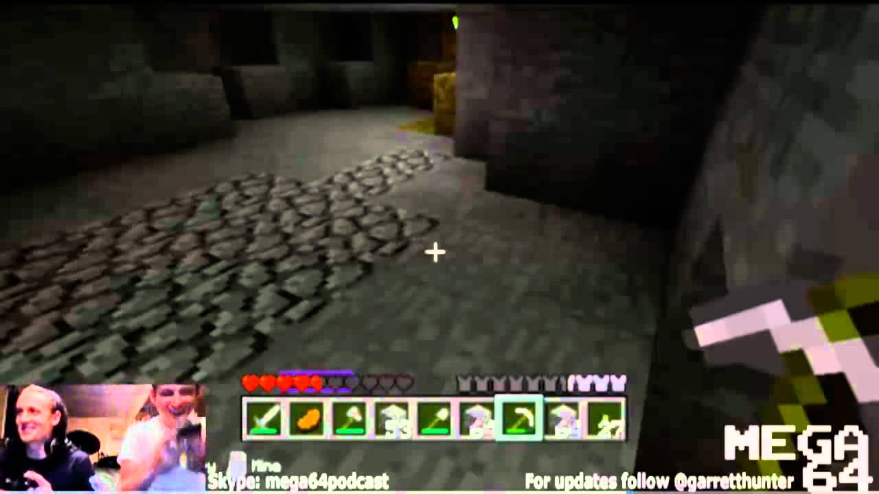 Garrett Hunter from Mega64 buried MUBrett in Minecraft