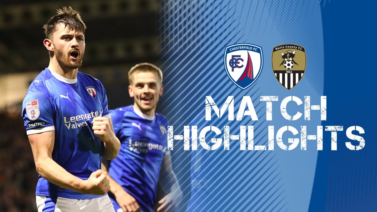 HIGHLIGHTS | Spireites vs Notts County