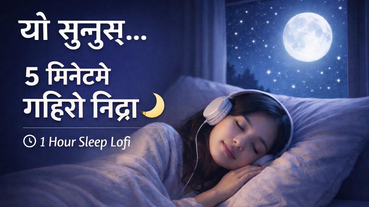 यो सुन्नुस… 5 मिनेटमै गहिरो निद्रा 😴 | Deep Sleep Lofi | Relaxing Nepali Lofi Music  #DeepSleepLofi