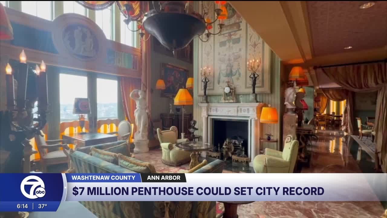 $7 million Ann Arbor penthouse could set city record for most expensive home sale